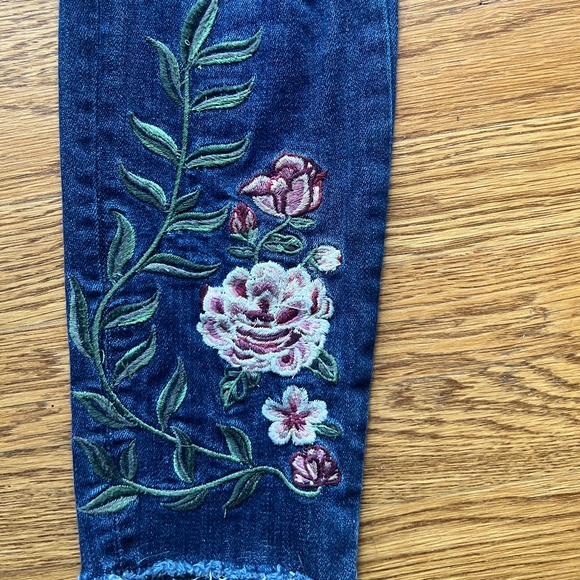 Skinny Driftwood Jeans With Embroidery - Picture 3 of 7